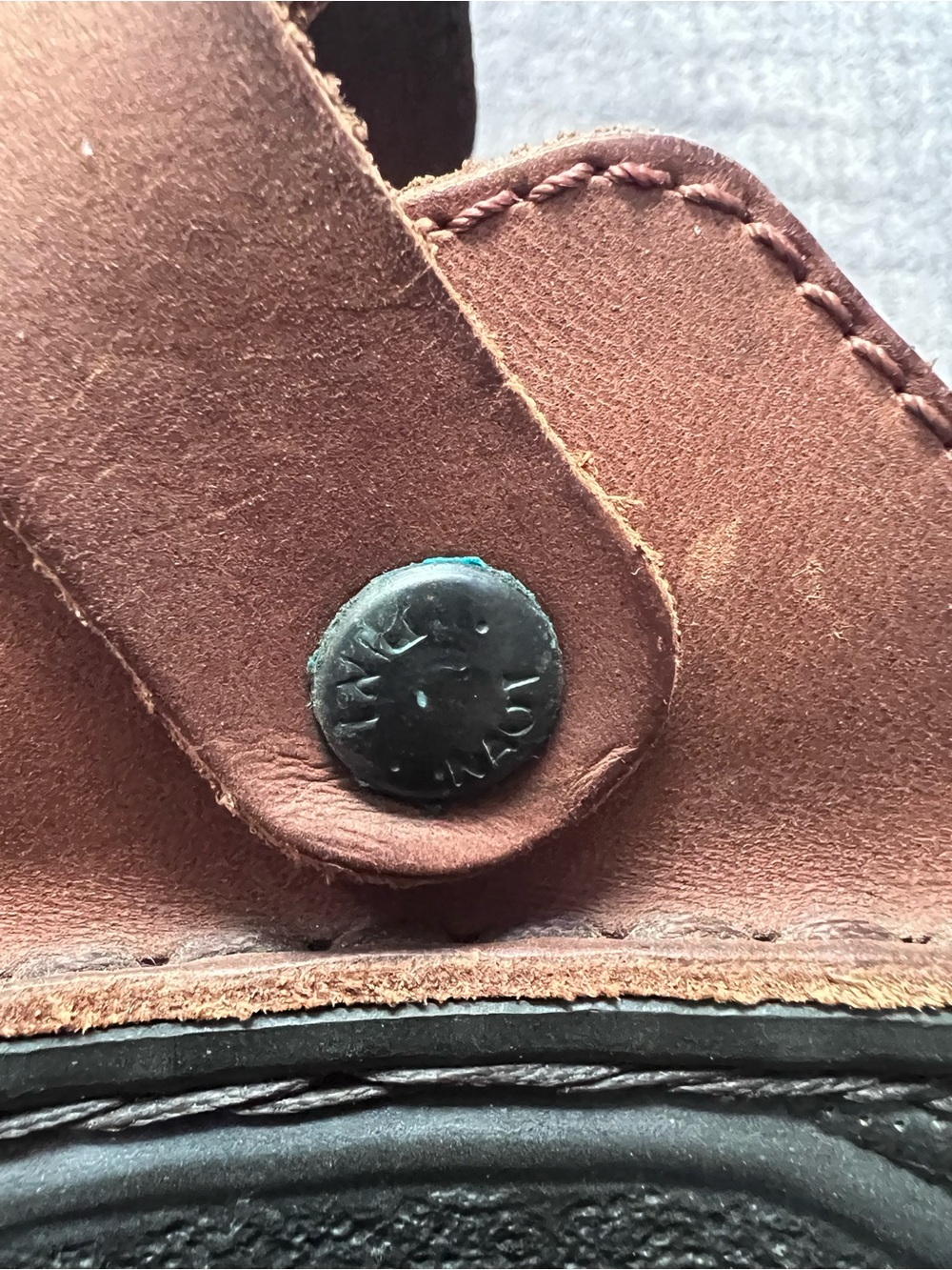 Naot Fiord Clogs Mens EU 45 US 12 Crazy Horse Leather Slip On Mule Buckle Strap - Picture 12 of 16